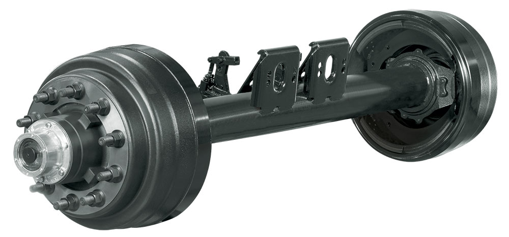 22,500-27,500 heavy duty trailer axle