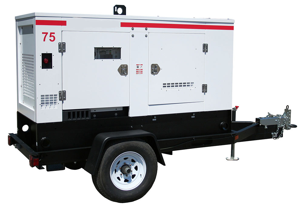 4,100 - 6,000 Torflex generator trailer