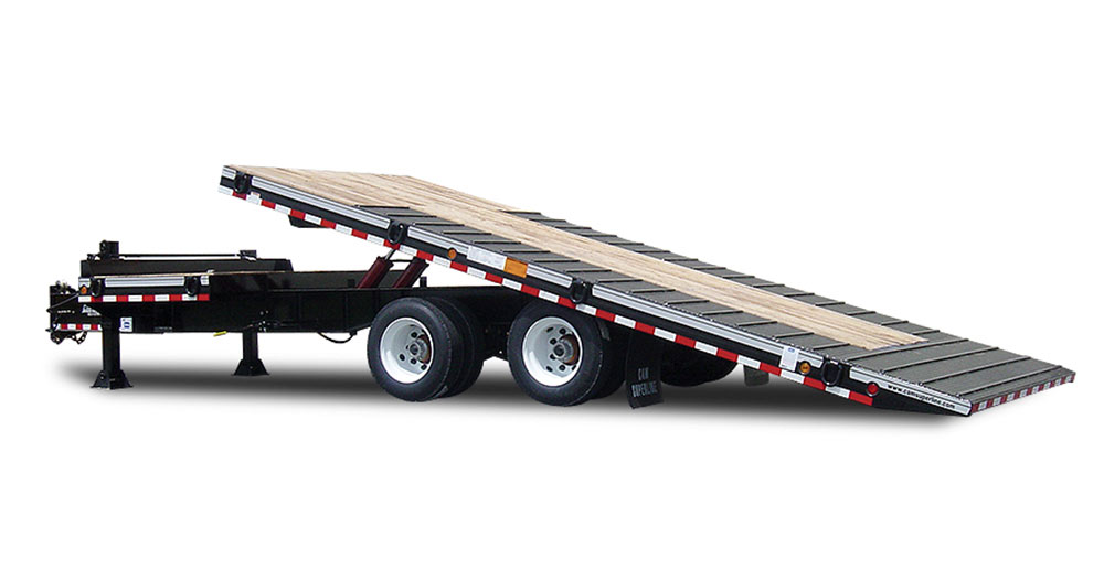 22,500-27,500 heavy duty power tilt trailer