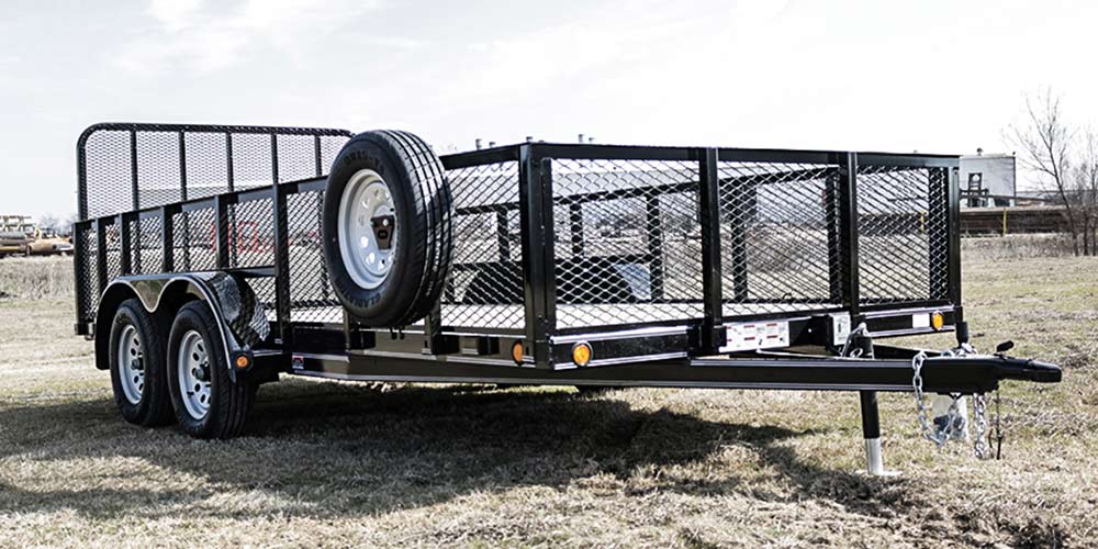 light duty trailer with spring axles