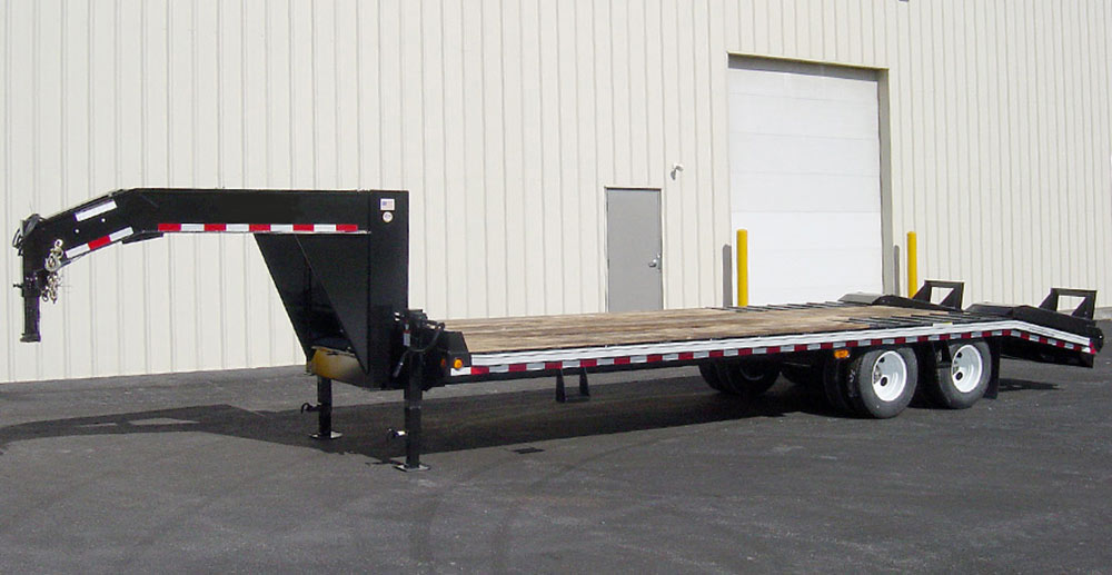 medium duty gooseneck trailer with spring axles
