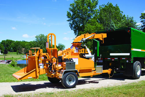9,000 - 12,000 Torflex wood chipper